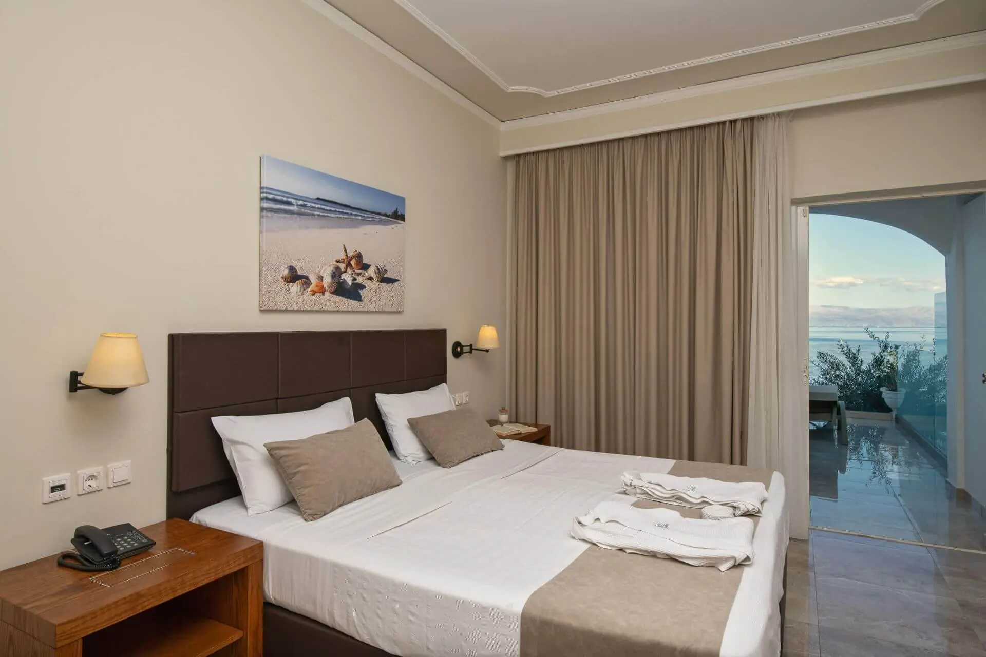 Sea View Terrace Room at Hotel Kaiser Bridge